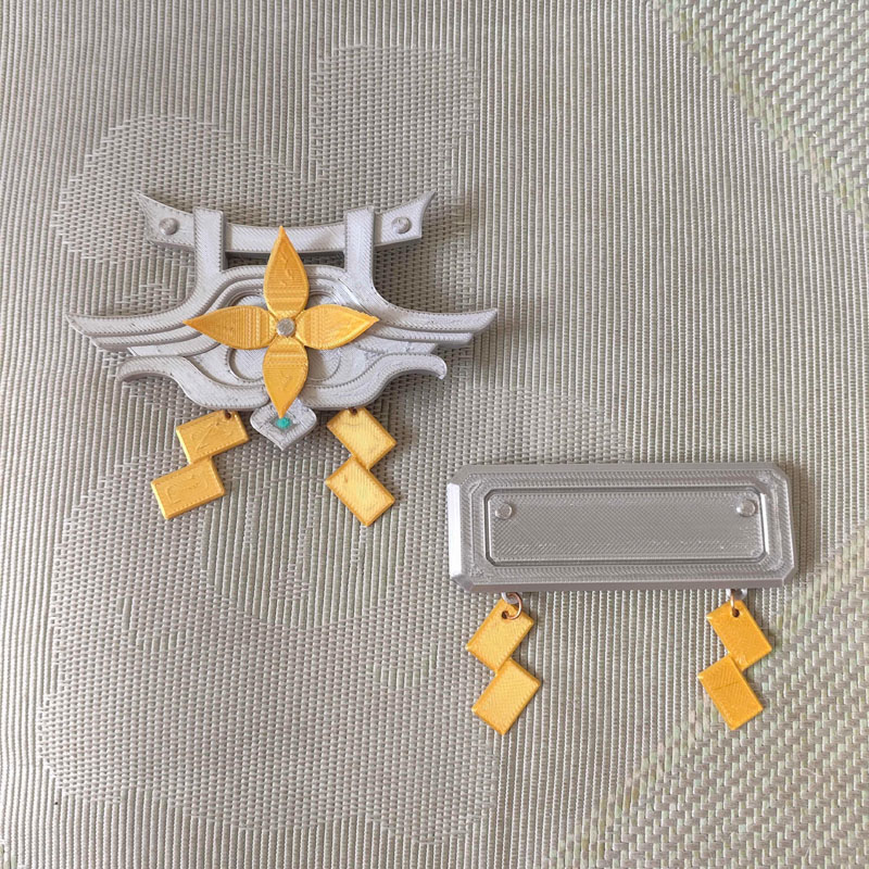 3D Printing Game - 星美みやびコスプレ帽子ヘアピン小道具ゲームゼンレスゾーンゼロハロウィンクリスマスコスチュームアクセサリー