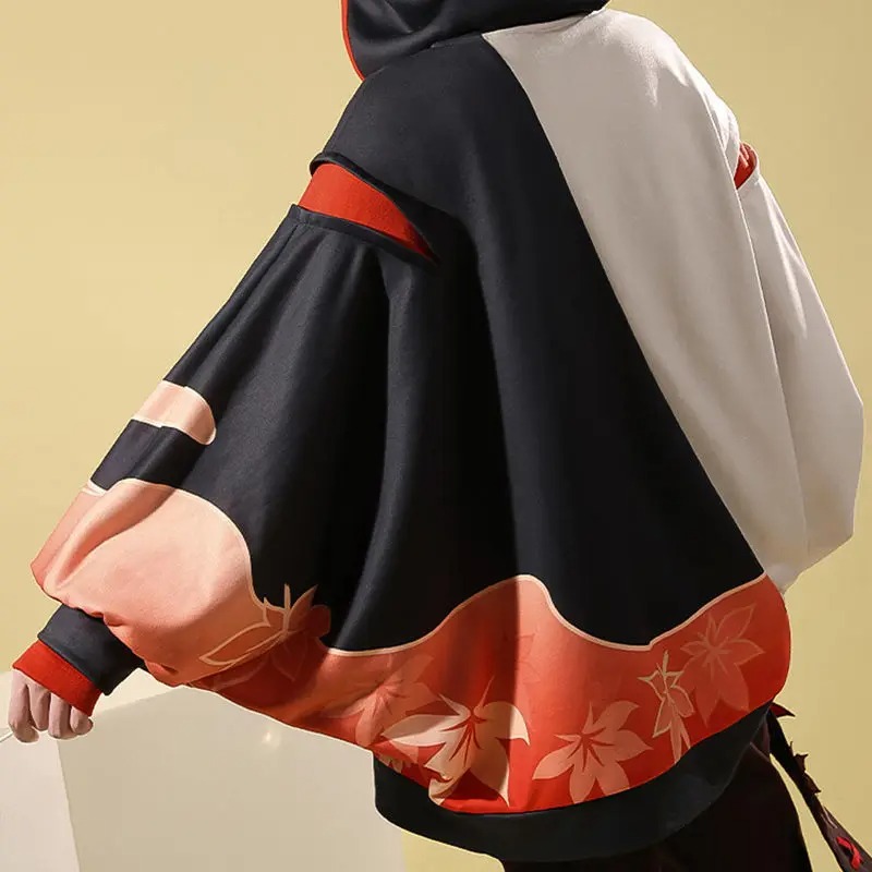 3D Printing Game - ゲーム原神カエデハラカズハ同人コスプレ衣装カジュアル男性ルーズ 3D 印刷スウェットシャツファッション冬パーカー