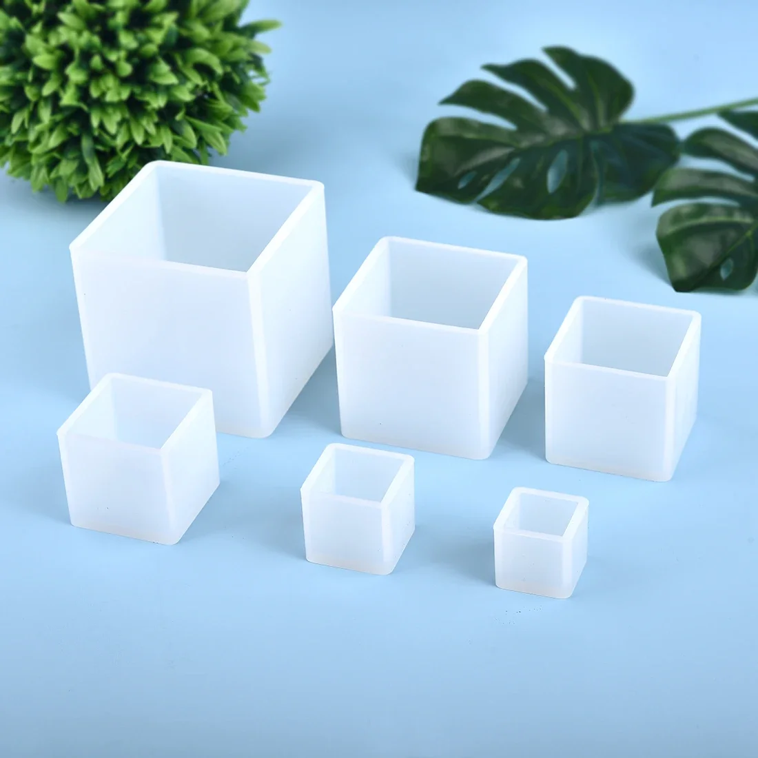 3D Printing Epoxy Resin - 樹脂シリコンモールド 3D キューブ鋳造金型 DIY クリスタルエポキシ UV