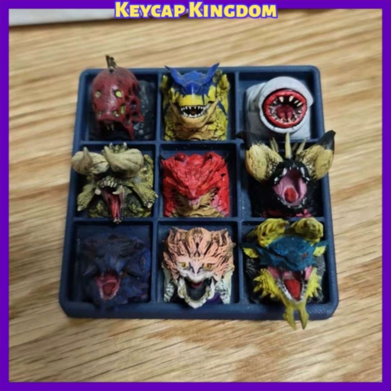 3D Printing Article - モンスターハンタードラゴン樹脂カスタムキーキャップメカニカルキーボードパーソナライズされた DIY 3D 印刷ゲームキーキャップホリデーギフトコレクション