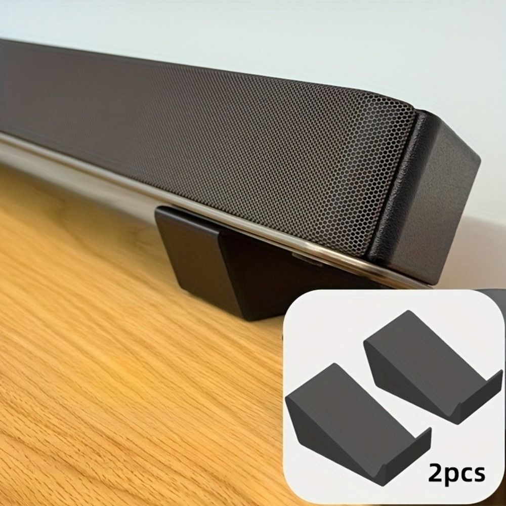 3D Printing Quality - 2 個の高品質高角度サウンドバースタンドベース 3D プリント高架オーディオ機器ライザースピーカーホルダーアクセサリー