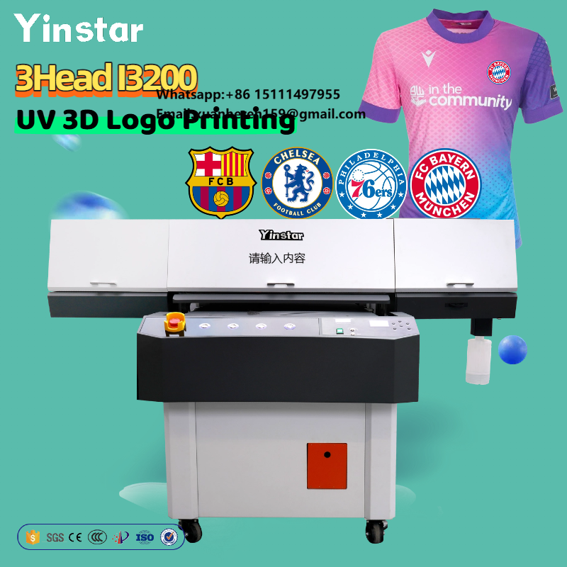 3D Printing Logo - インスター カスタムTPUパッチプリンター UV DTF 3Dテクスチャ刺繍プリンター ロゴバッジ印刷