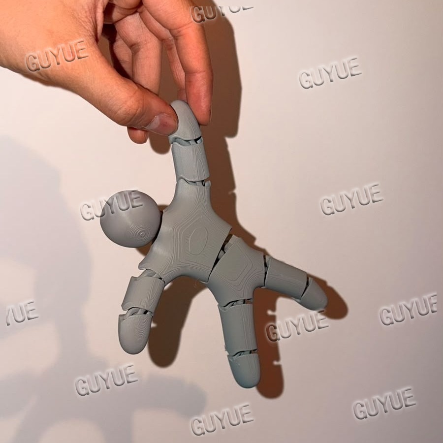 3D Printing Game - インタラクティブな隠れかくれゲーム用プラスチック3Dプリント製メカカメレオンコンパニオン、ダイナミックな色変化機能付き