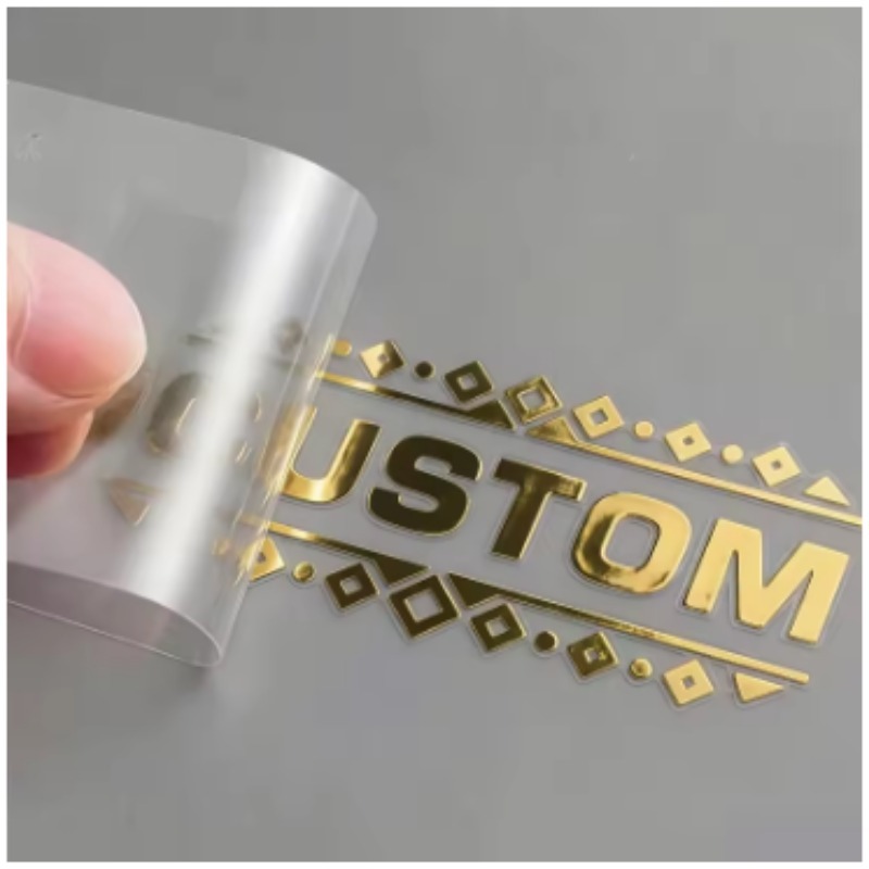 カスタム3Dゴールド転写ステッカー、シルバーメタルロゴ、DT - 3D Printing Logo のレビューと価格