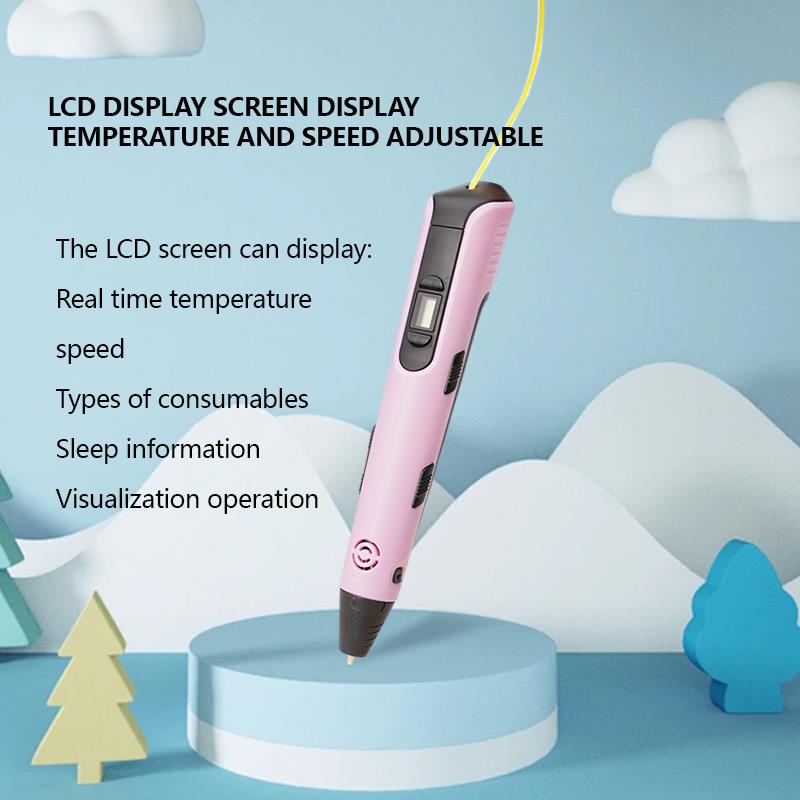 3Dプリントペン 子供用 LCDスクリーン付き タイプCケー - 3D Printing Nylon Filament のレビューと価格