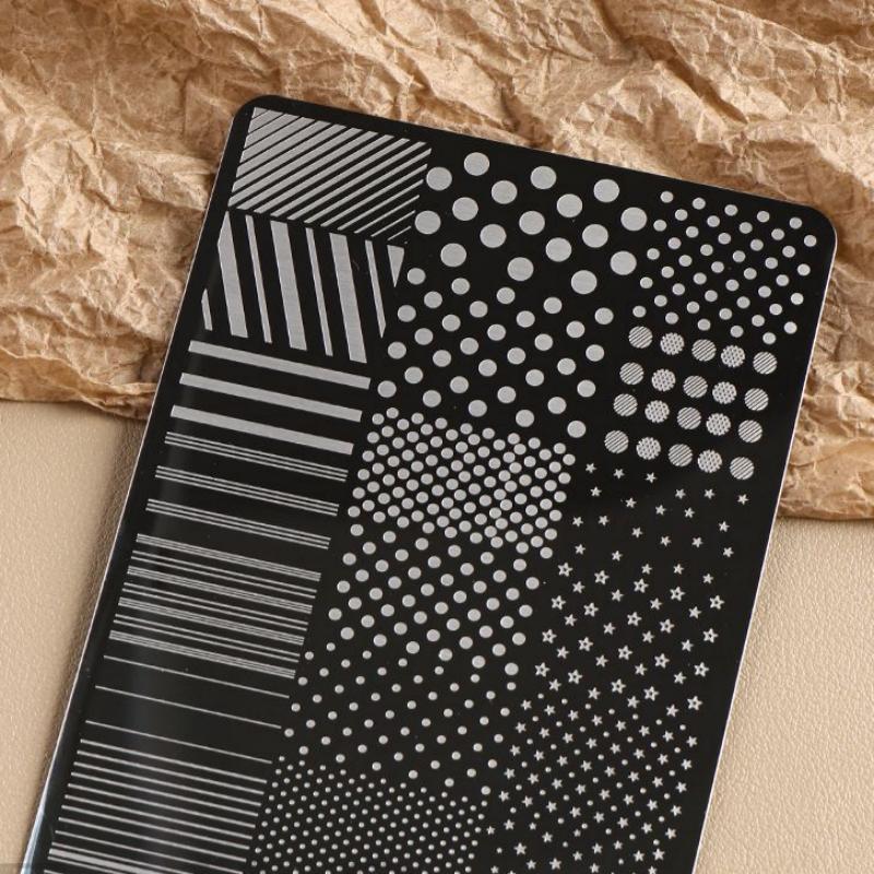 /Vly/キュートなドット＆ストライプライン ネイルアートス - 3D Printing Template のレビューと価格