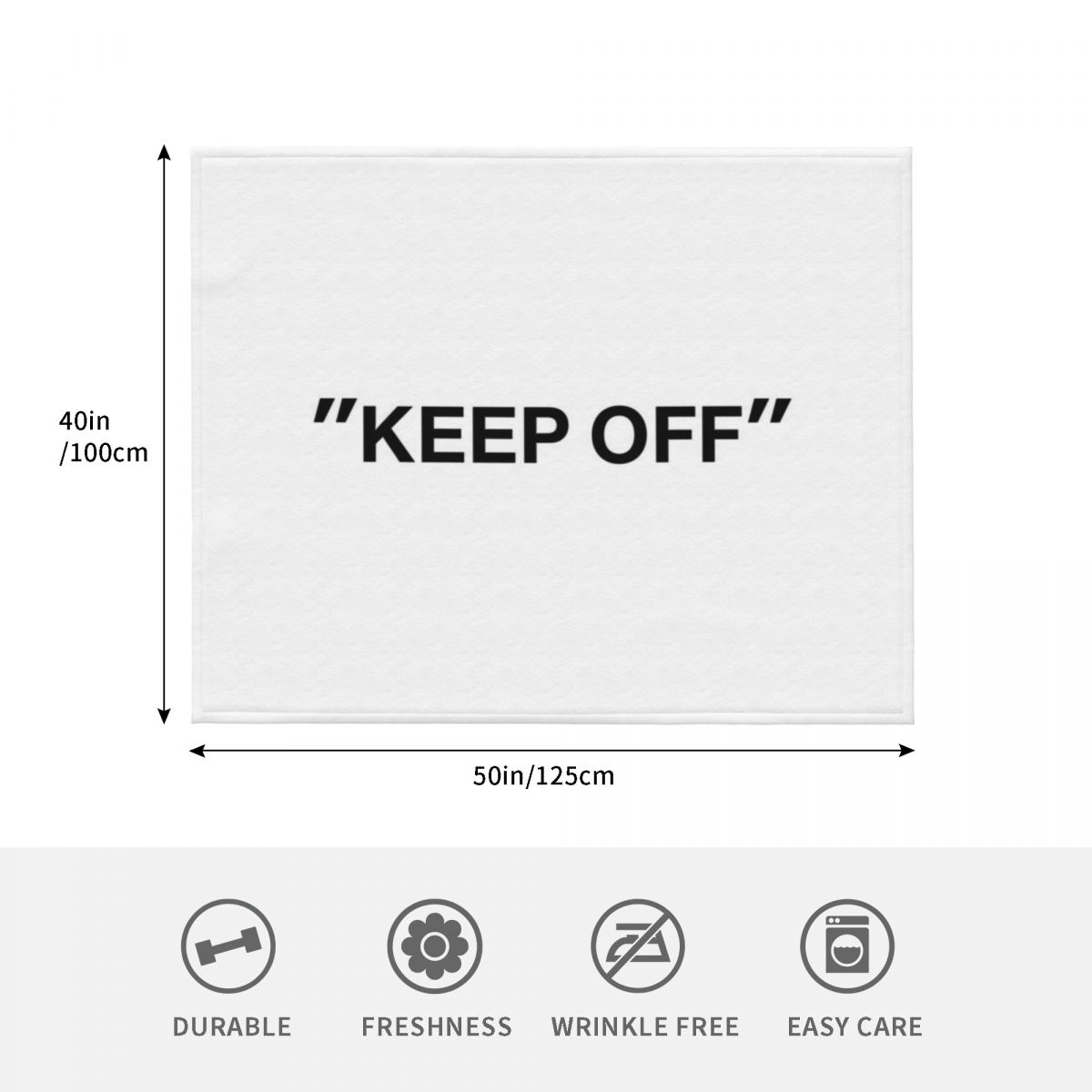「KEEP OFF」のプリントが施された、高級感のあるデザイ - 3D Printing Quotation のレビューと価格