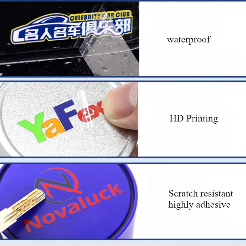 100 個 3D 名前ステッカー任意のサイズパーソナライズさ - 3D Printing Logo のレビューと価格