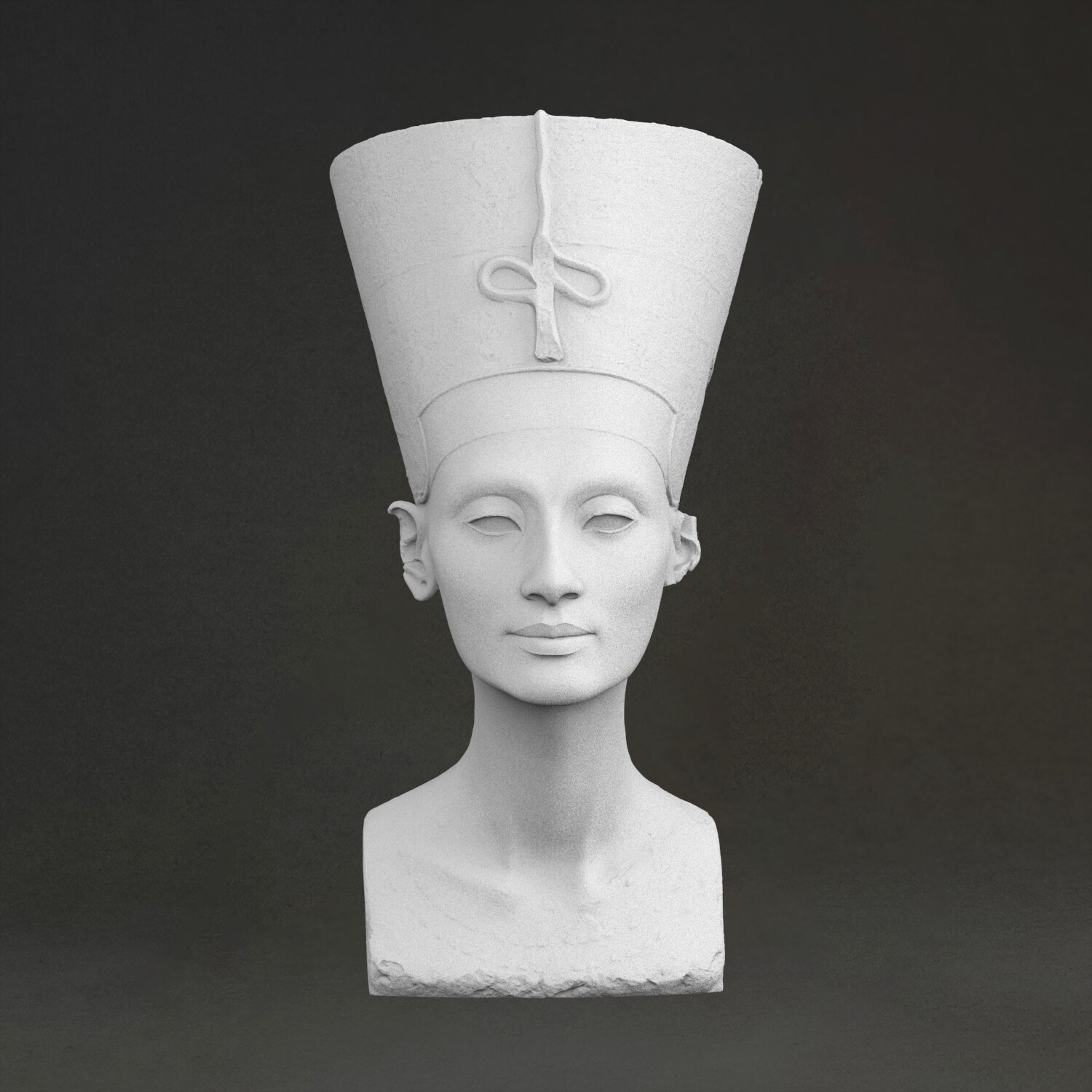 エジプトの女王ネフェルティティ像、3Dプリント樹脂製、手描き - 3D Printing Resin のレビューと価格