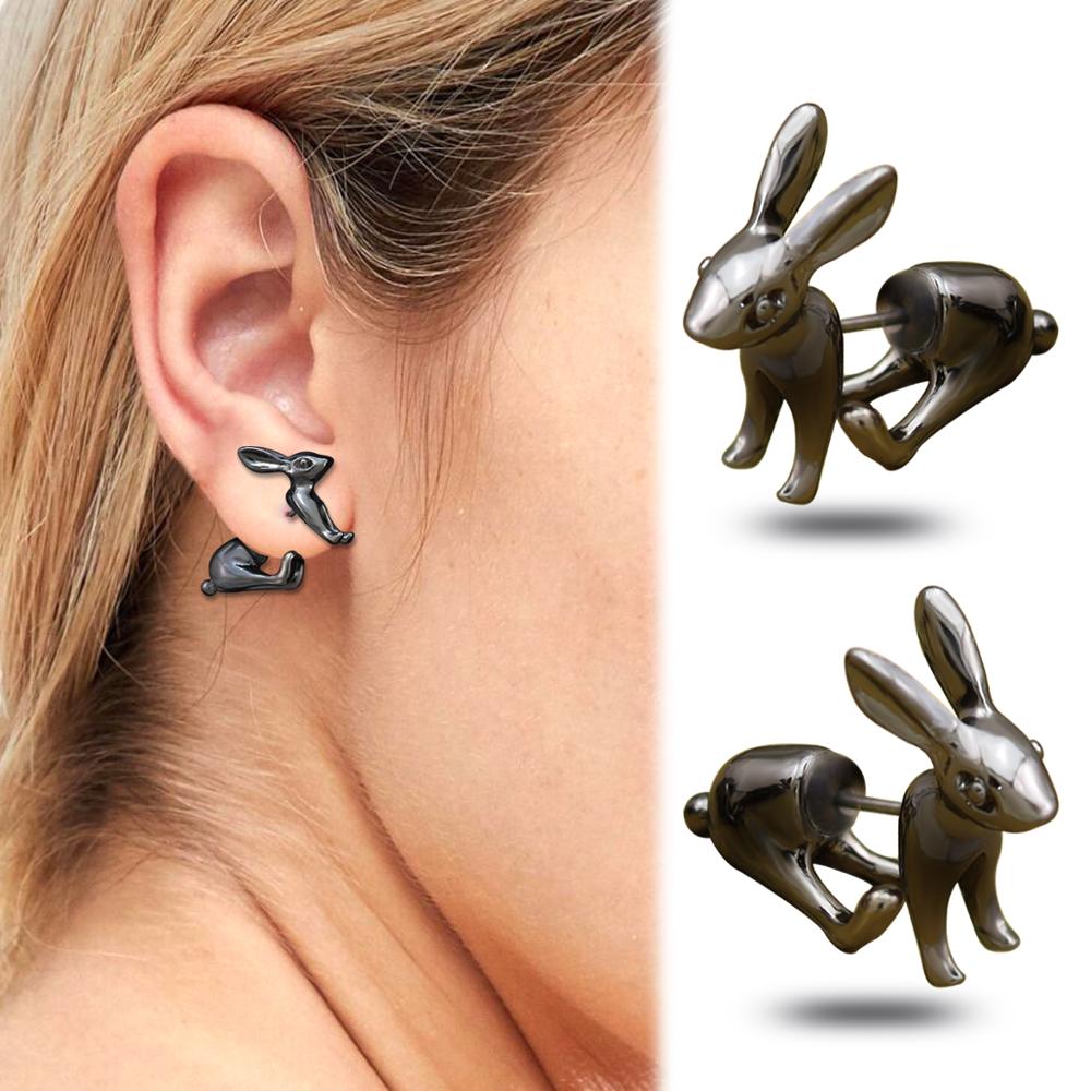 女性のためのウサギのイヤリング,女性のためのかわいいイヤリン - 3D Printing Rabbit のレビューと価格