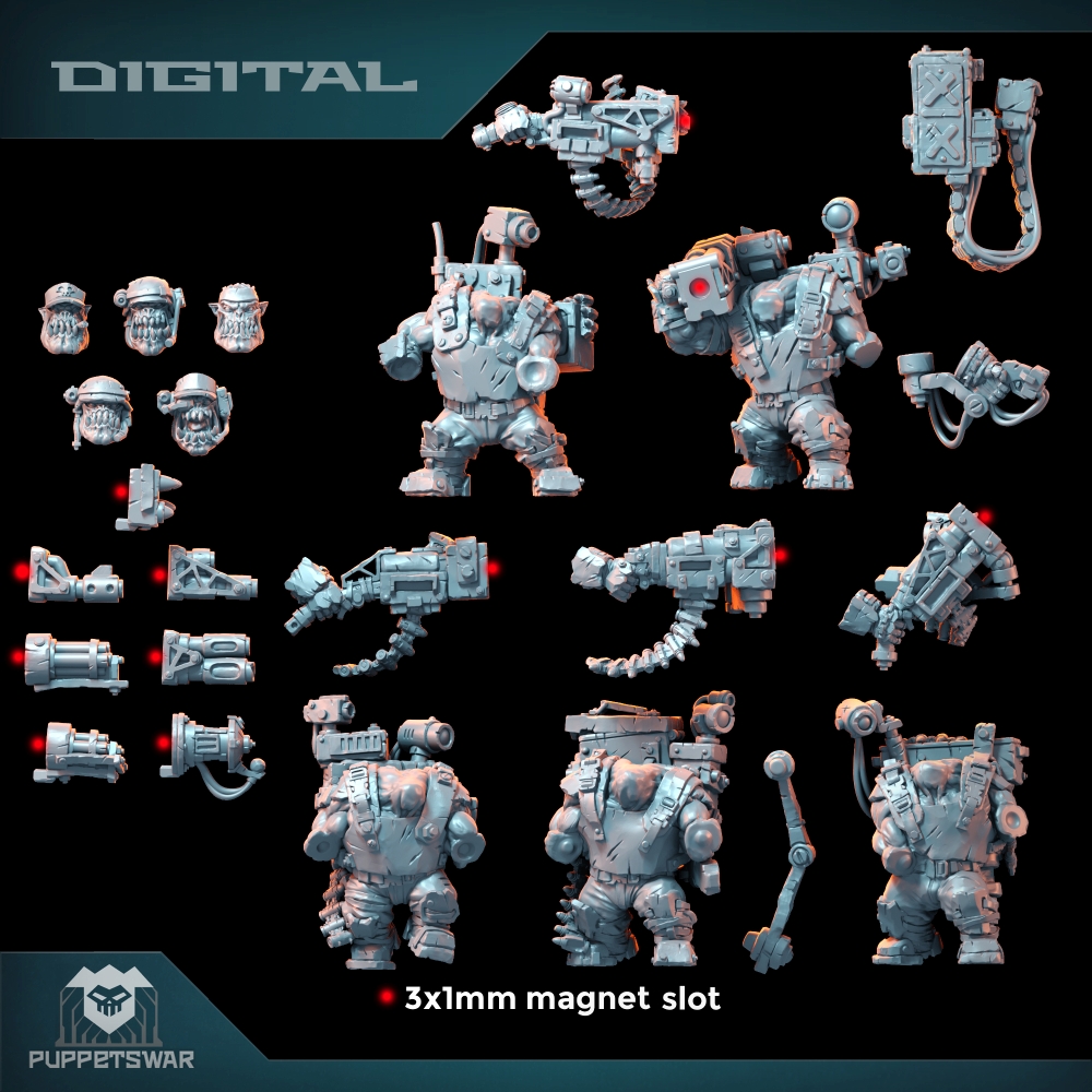 Orc Ultimate Badasses Squad、グリ - 3D Printing Yourself のレビューと価格