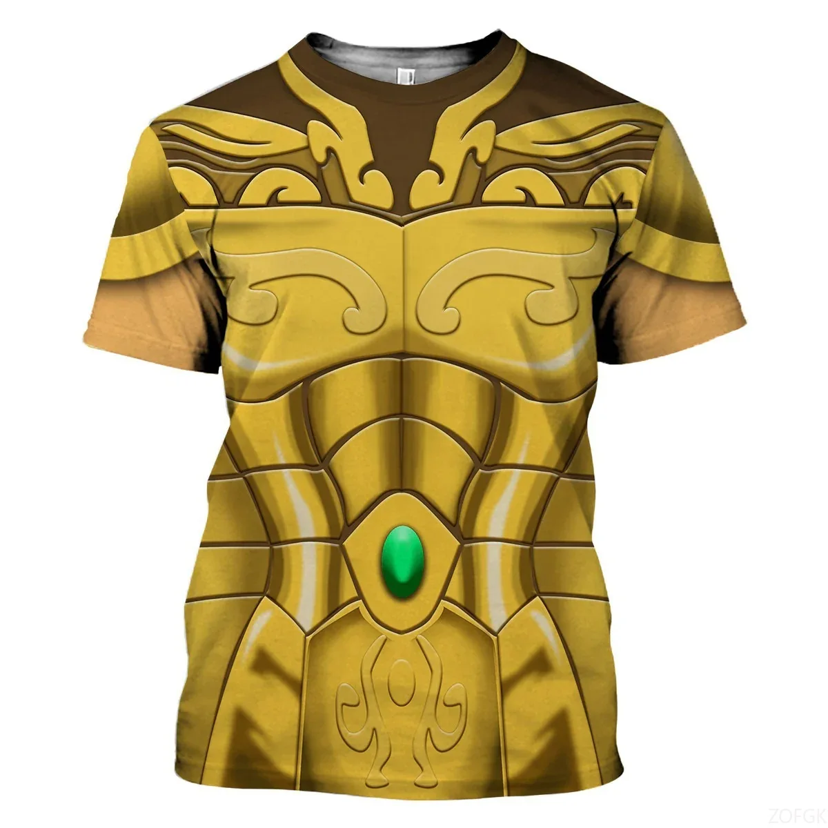 3D ファッション新漫画アニメ聖闘士星矢プリント半袖夏カジュ - 3D Printing Jersey のレビューと価格