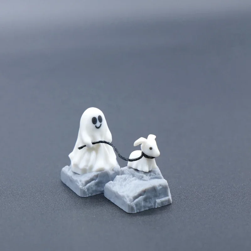 カスタマイズされた樹脂製のゴーストパピーのキーキャップ,3D - 3D Printing Article のレビューと価格