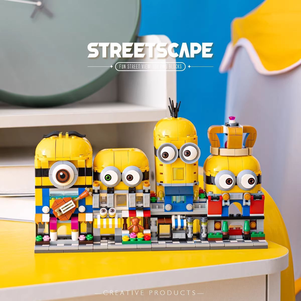 4-in-1 ミニオンズ ストリートビュー ビルディングブロ - 3D Printing Lego のレビューと価格