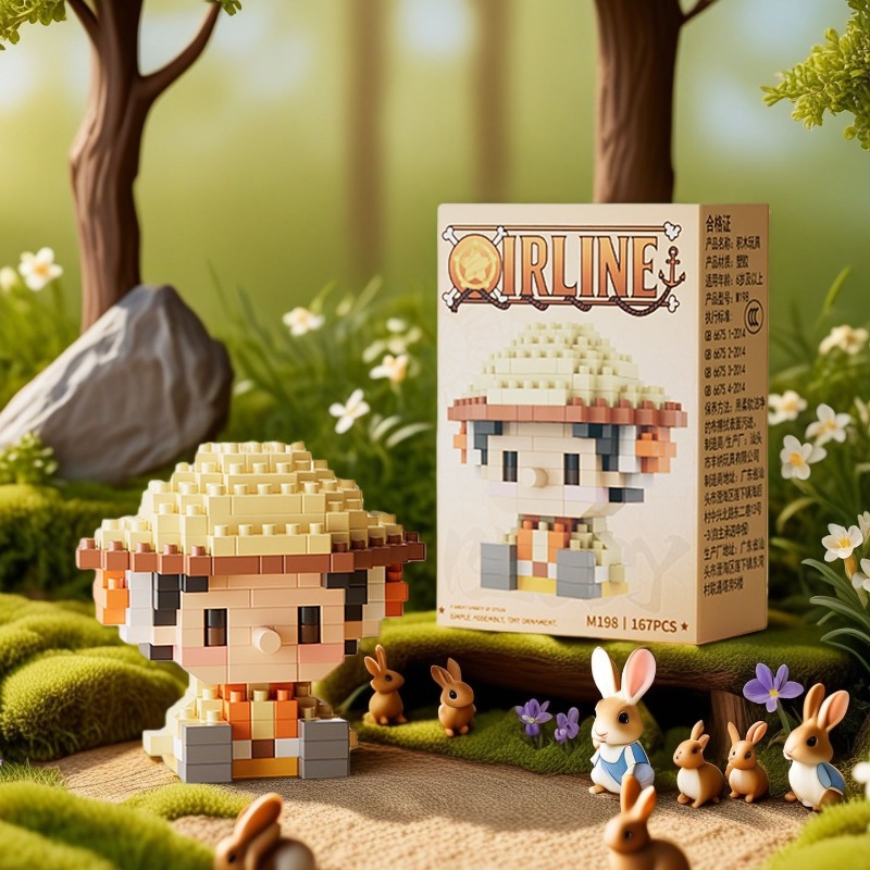 ワンピース　サンゴッド　ニカ・ルフィ　マイクロアクションブロ - 3D Printing Lego のレビューと価格