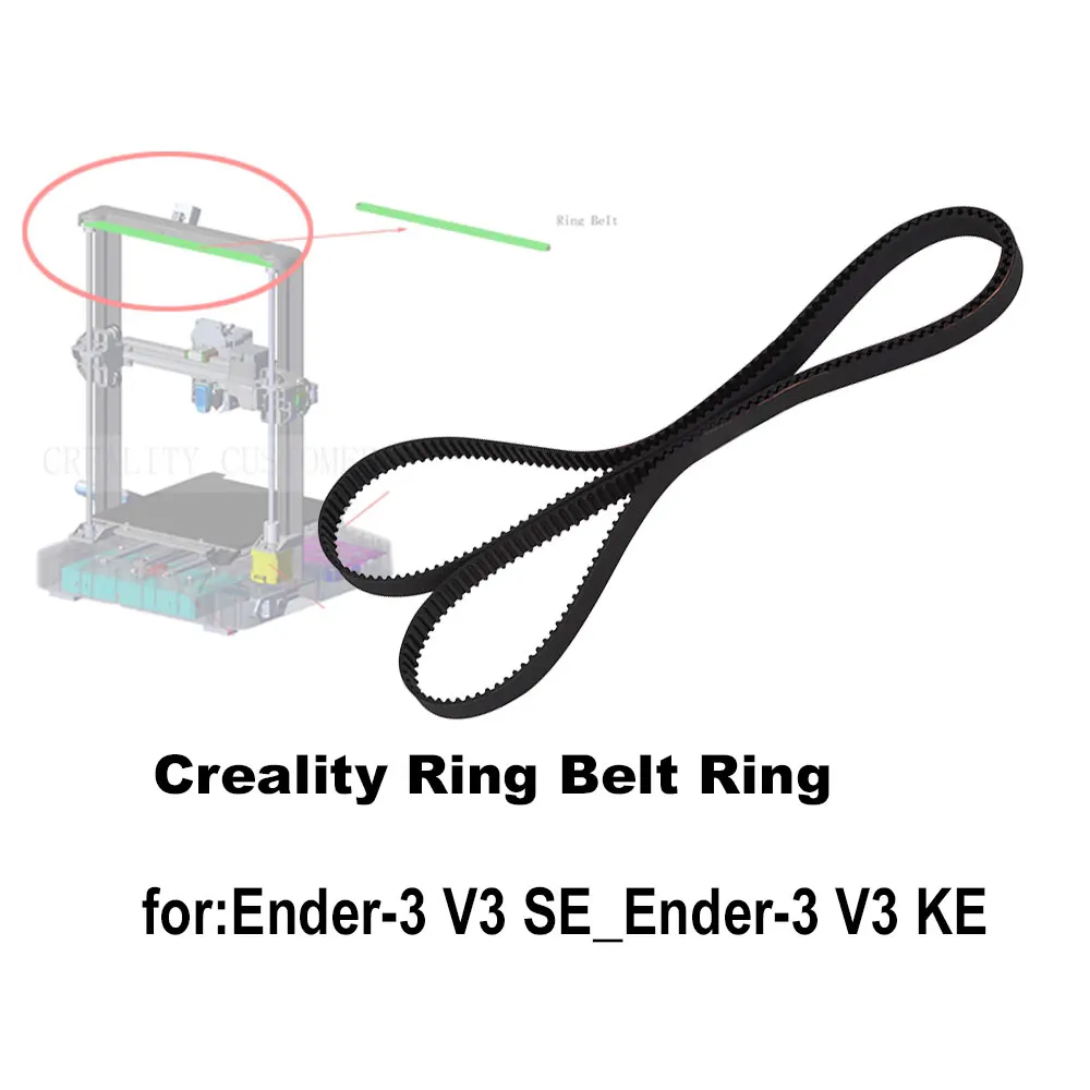Creality用のクローズドリング同期ベルト,3Dプリンタ - 3D Printing Z Axis のレビューと価格