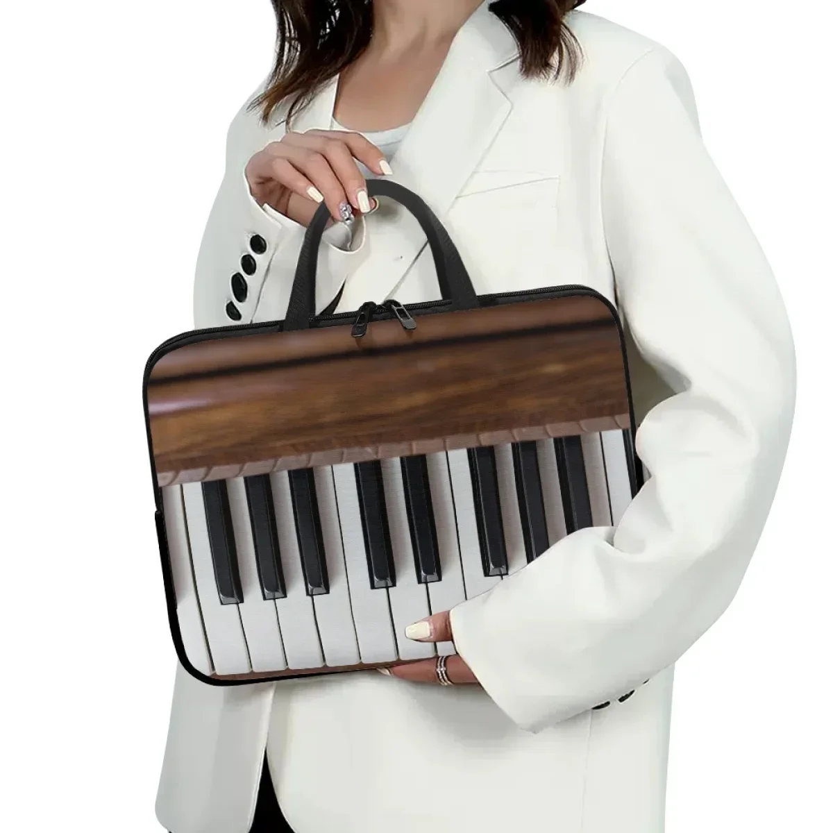 3D ピアノプリントラップトップバッグ男性女性用ノートブック - 3D Printing Tablet のレビューと価格
