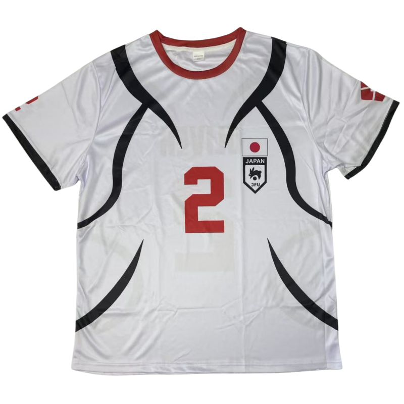 アニメアイクシャツコスプレ衣装 # 2 日本 U20 アイク - 3D Printing Jersey のレビューと価格