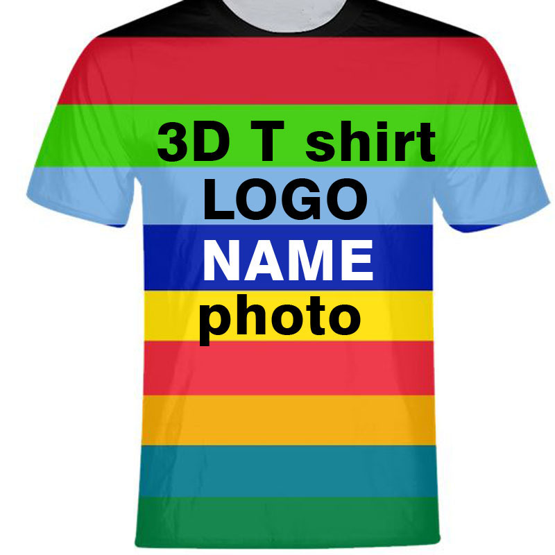 3DユースTシャツ男性無料カスタムメイド名番号ロゴテキスト写 - 3D Printing Logo のレビューと価格