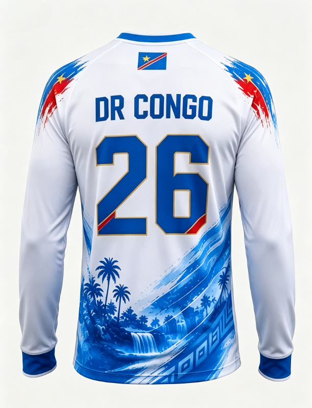 2026 コンゴ ラウンドネック 長袖Tシャツ カジュアル  - 3D Printing Jersey のレビューと価格