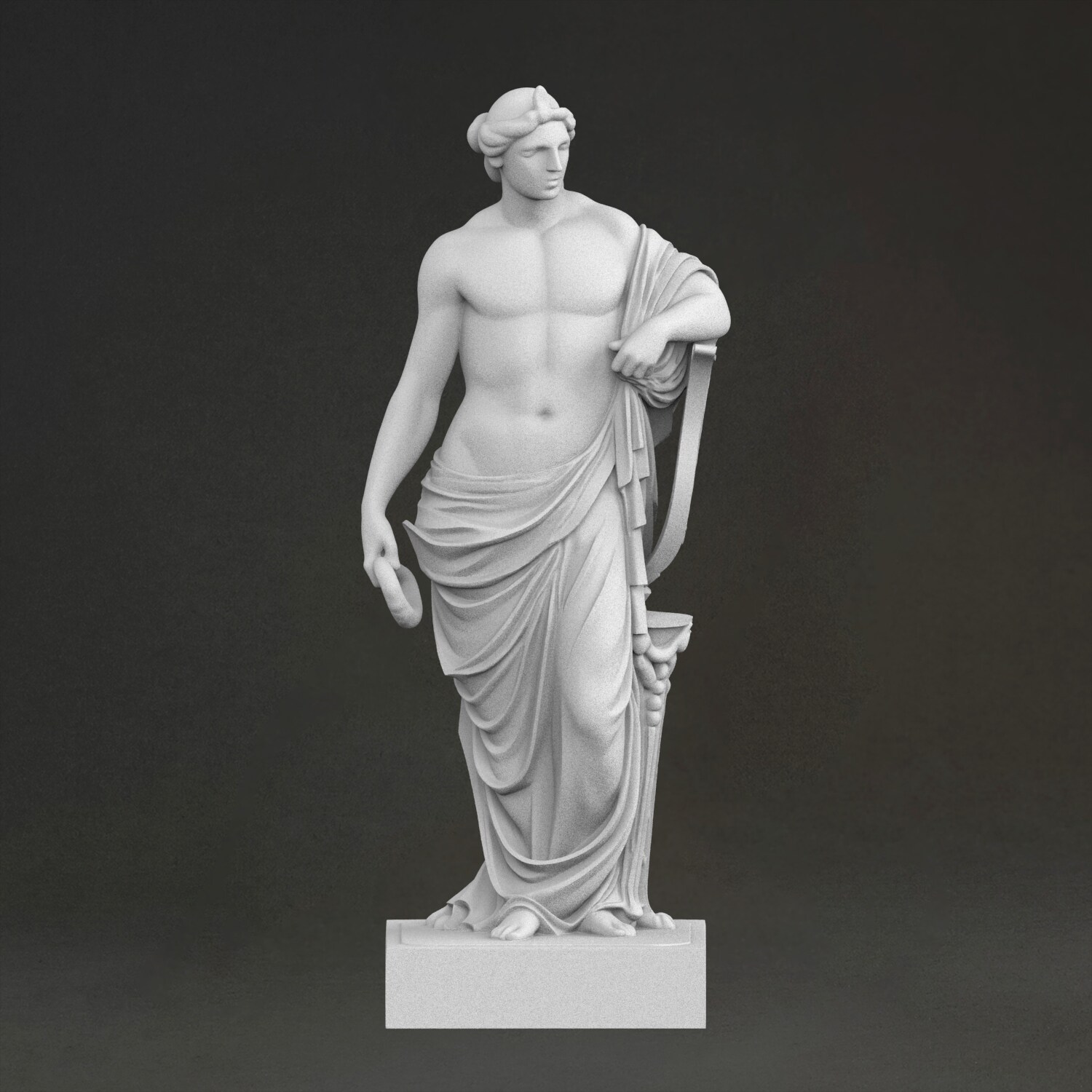「アポロ、太陽の神」彫刻、3Dプリントレジン素材、手描き、石 - 3D Printing Resin のレビューと価格