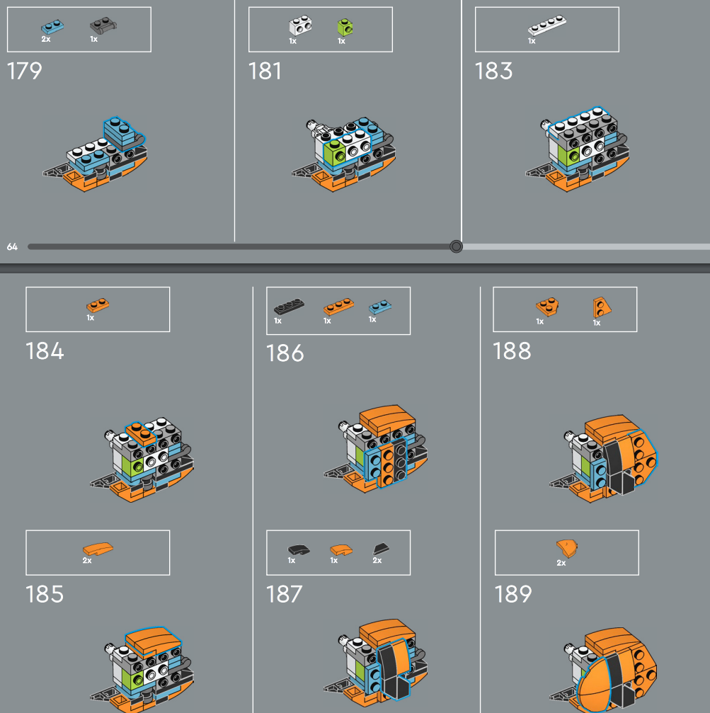 1190ピース 3D多機能風馬フィギュア ビルディングブロッ - 3D Printing Lego のレビューと価格