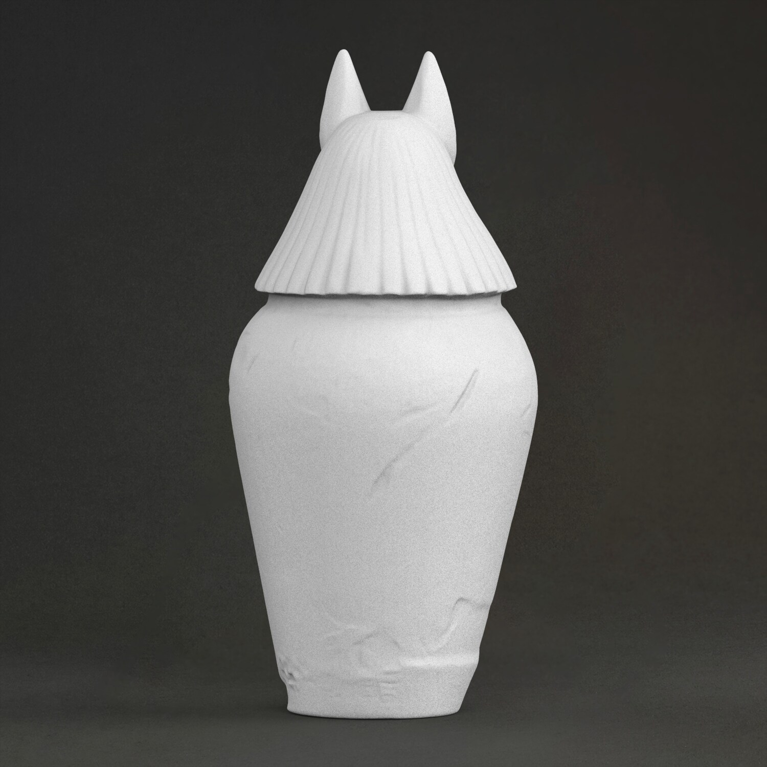 アヌビス第一壺彫刻、3Dプリント樹脂製、手描き、石膏風の彫像 - 3D Printing Resin のレビューと価格