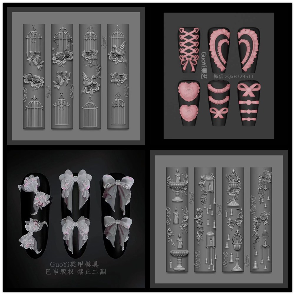 1pc 蝶結び海クラゲシェルローズリーフ 3D アクリルモー - 3D Printing Template のレビューと価格