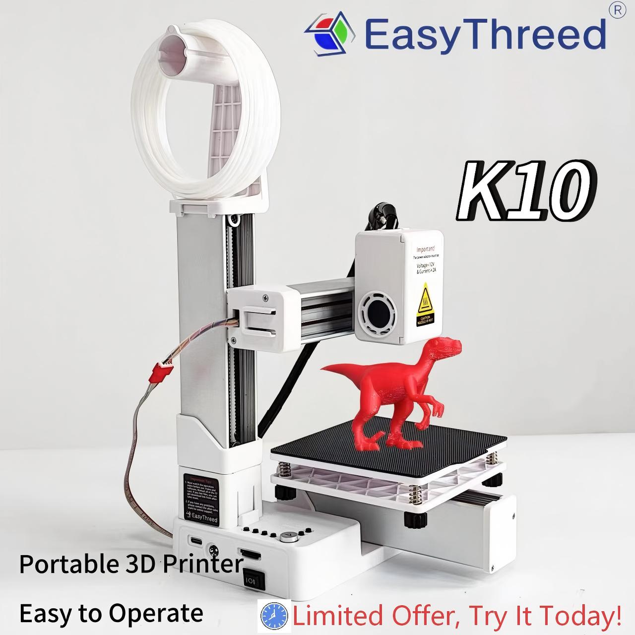 K10 エントリーレベル 3D プリンター ミニデスクトップ - 3D Printing Design Software のレビューと価格