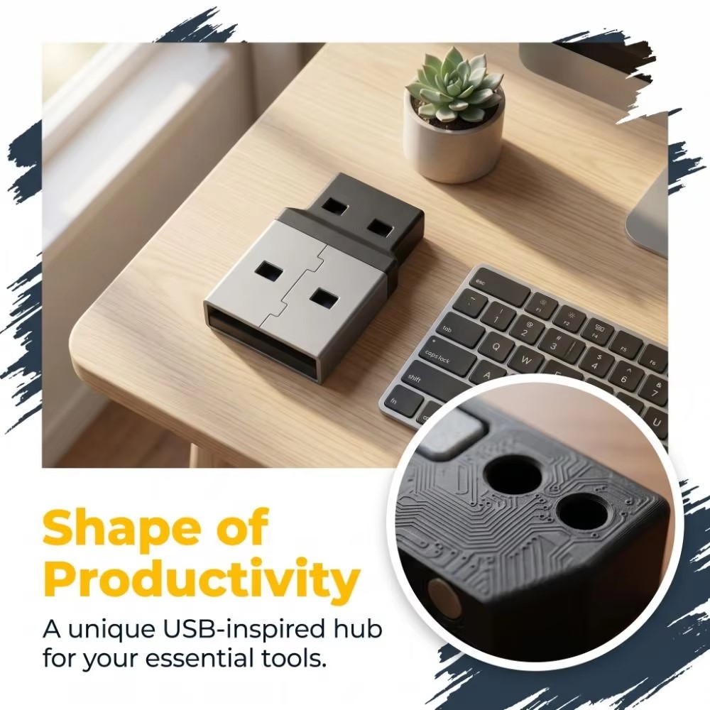 3DプリントUSBスタイル付箋ホルダー、描画テンプレート、実 - 3D Printing Template のレビューと価格