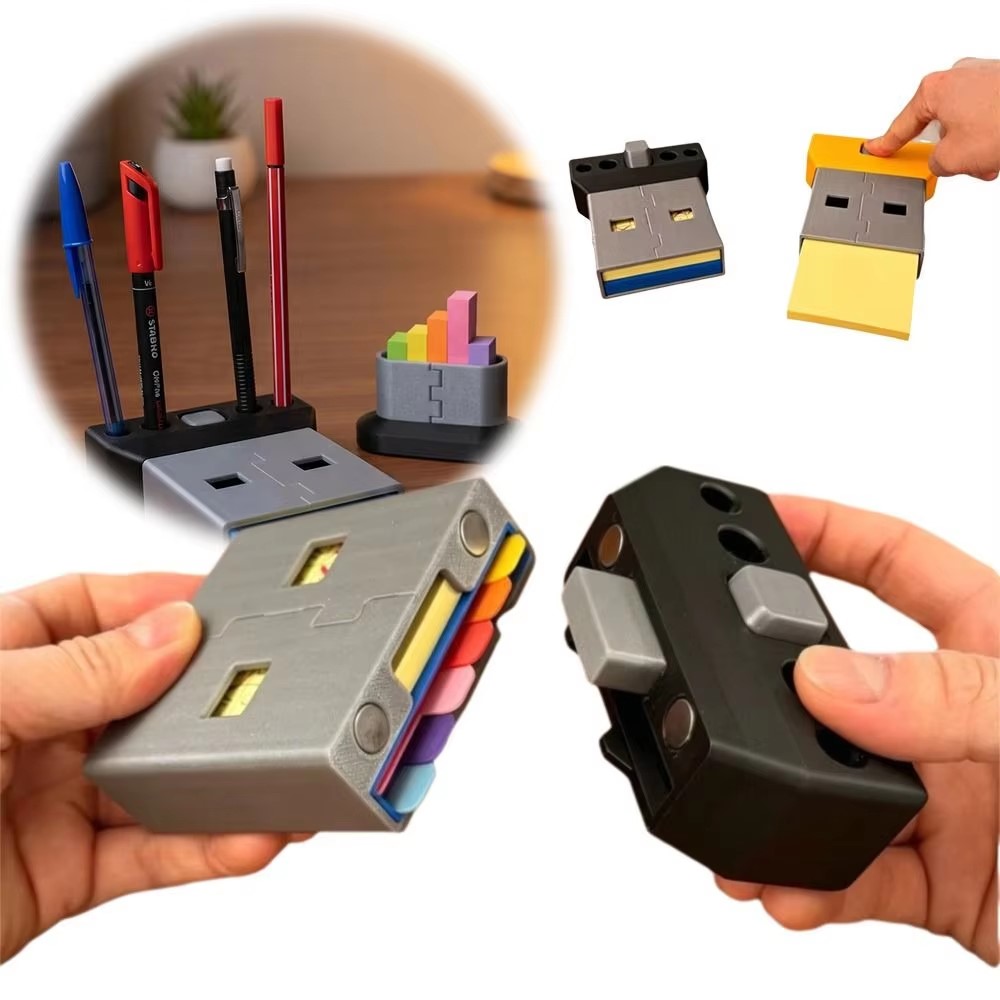 3DプリントUSBスタイル付箋ホルダー、描画テンプレート、実 - 3D Printing Template のレビューと価格