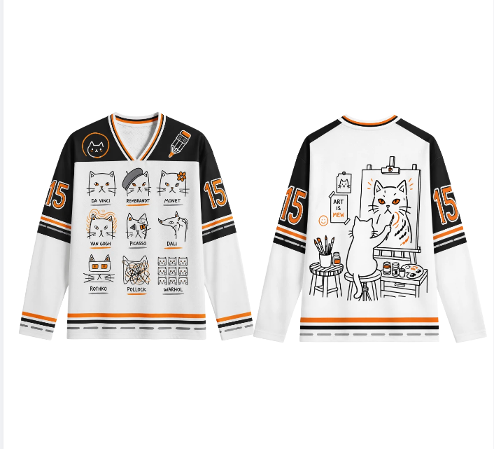 レトロな和風3Dプリント長袖Tシャツ（男女兼用）、Vネックス - 3D Printing Jersey のレビューと価格