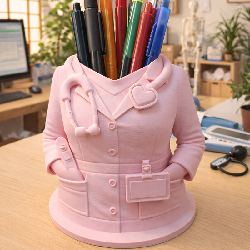 3Dプリントされた医師・看護師フィギュアペンホルダー、パーソ - 3D Printing Pen のレビューと価格