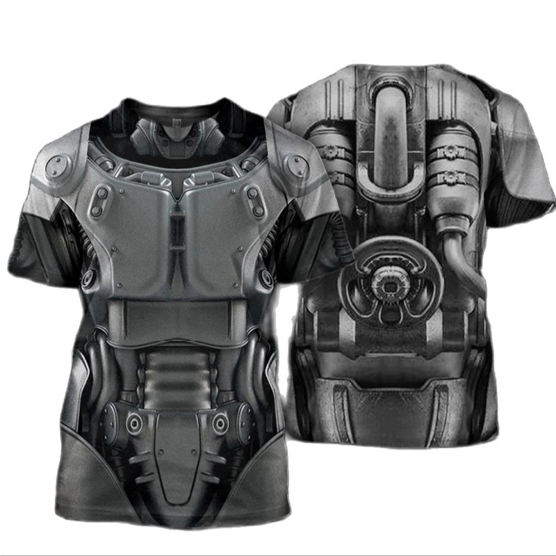 3D プリント騎士鎧コスプレ Tシャツ男性のための新メンズカ - 3D Printing Knight Armor のレビューと価格
